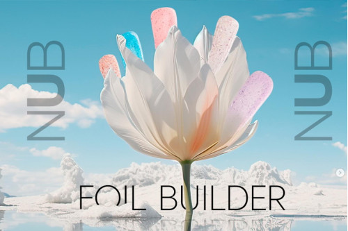 NUB Foil Builder Gel - коллекция гелей с поталью!