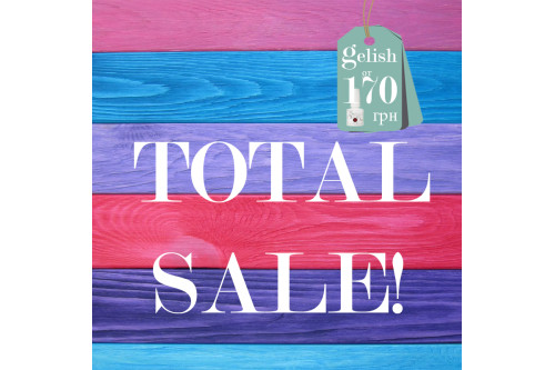 TOTAL SALE на люксовые гель-лаки и жидкости Gelish!